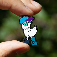 Load image into Gallery viewer, LIMITED Swag Pigeon Enamel Pin + FREE Sticker!
