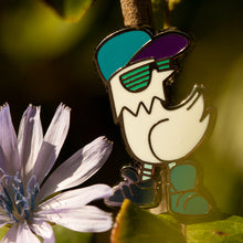 Load image into Gallery viewer, LIMITED Swag Pigeon Enamel Pin + FREE Sticker!
